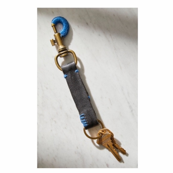 Free People Leather Keychain. - Picture 2 of 7